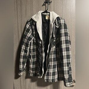 Red Head hooded flannel